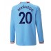 Cheap Manchester City Bernardo Silva #20 Home Football Shirt 2022-23 Long Sleeve